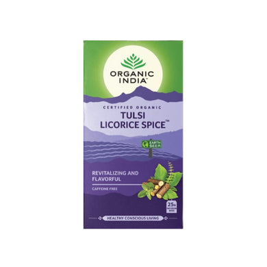 4819〓  New！Special Price 〓 <br>TULSI LICORICE SPICE 25 Tea Bag【ORGANIC INDIA】<br>トゥルシー リコリス スパイス 25袋<br>オーガニックインディア