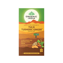 画像をギャラリービューアに読み込む, 4820<br>TULSI TURMERIC GINGER PREMIUM 25 Tea Bag【ORGANIC INDIA】<br>トゥルシー ターメリックジンジャー プレミアム 25袋<br>オーガニックインディア