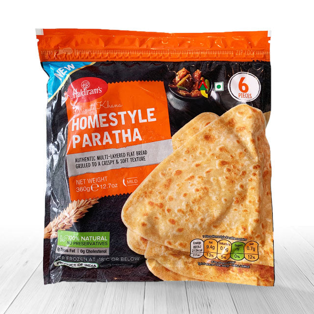 ・HOME STYLE PARATHA 360G【HALDIRAM'S】【クール便配送】ホームスタイル パラタ