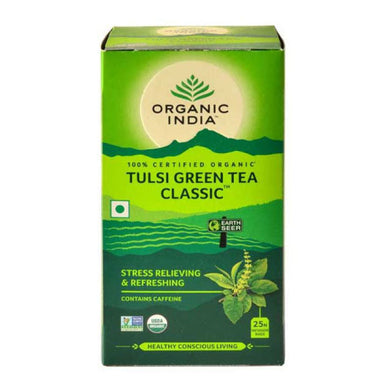 4811〓 Special Price 〓<br>TULSI GREEN TEA CLASSIC 25 Tea Bags【ORGANIC INDIA】<br>トゥルシー グリーンティー クラシック 25袋<br>オーガニックインディア