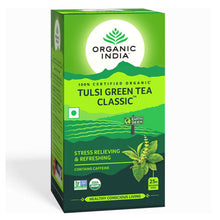 画像をギャラリービューアに読み込む, 4811〓 Special Price 〓&lt;br&gt;TULSI GREEN TEA CLASSIC 25 Tea Bags【ORGANIC INDIA】&lt;br&gt;トゥルシー グリーンティー クラシック 25袋&lt;br&gt;オーガニックインディア