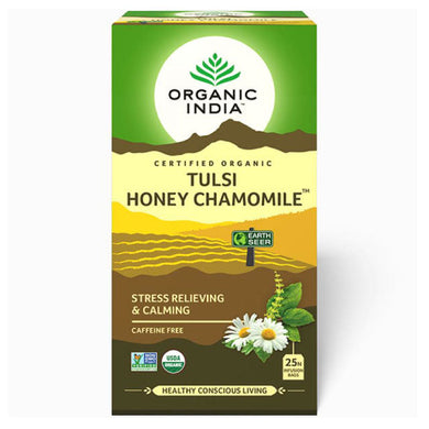 4816〓 Special Price 〓<br>TULSI HONEY CHAMOMILE TEA 25 Tea Bags【ORGANIC INDIA】<br>トゥルシー ハニーカモミールティー 25袋<br>オーガニックインディア