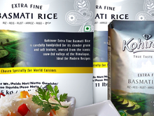画像をギャラリービューアに読み込む, 2105 EXTRA FINE BASMATI RICE 1kg【KOHINOOR】&lt;br&gt;バスマティ エクストラファイン