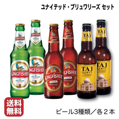 KINGFISHER PREMIUM BEER 330ml　24 Bottles SET【UB Group】